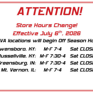 Store Hours Change
